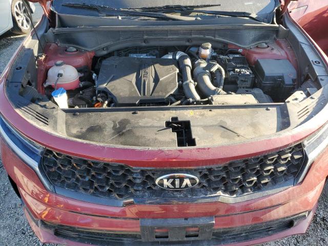 5XYRKDLF6MG053620 - 2021 KIA SORENTO SX RED photo 12