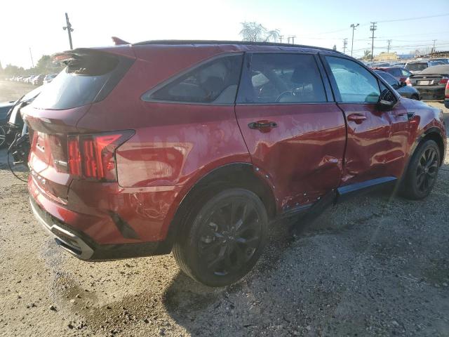 5XYRKDLF6MG053620 - 2021 KIA SORENTO SX RED photo 3