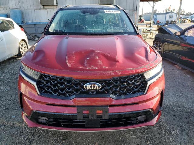 5XYRKDLF6MG053620 - 2021 KIA SORENTO SX RED photo 5