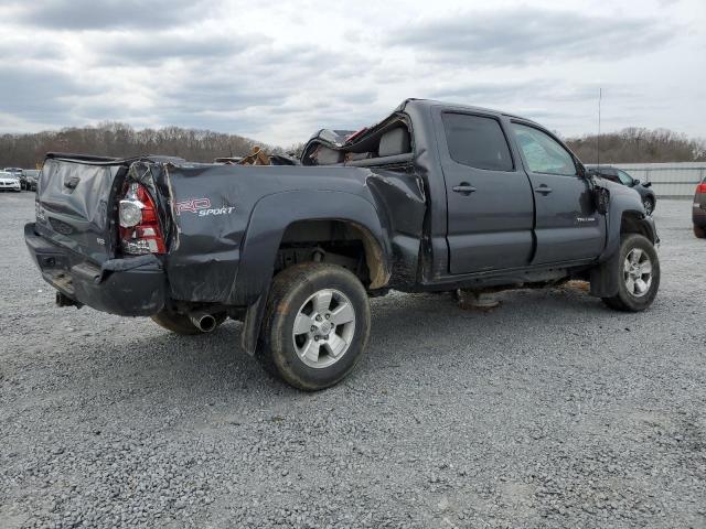 3TMMU4FN3CM046990 - 2012 TOYOTA TACOMA DOUBLE CAB LONG BED GRAY photo 3