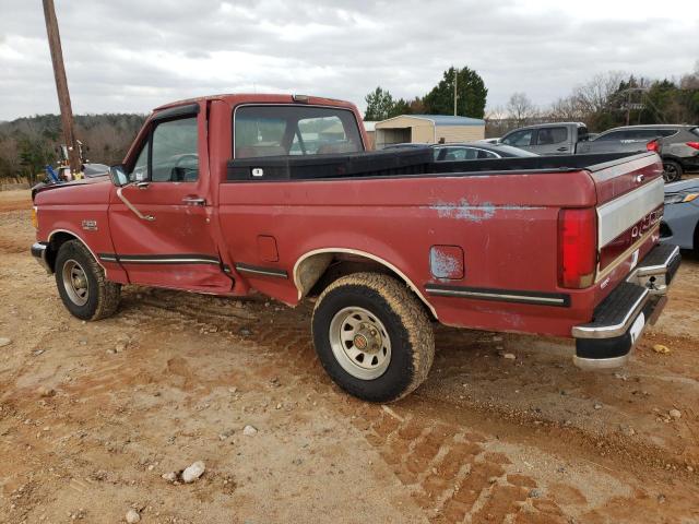 1FTDF15N6MNA77040 - 1991 FORD F150 RED photo 2