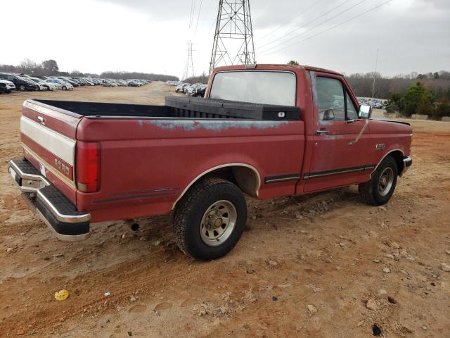 1FTDF15N6MNA77040 - 1991 FORD F150 RED photo 3