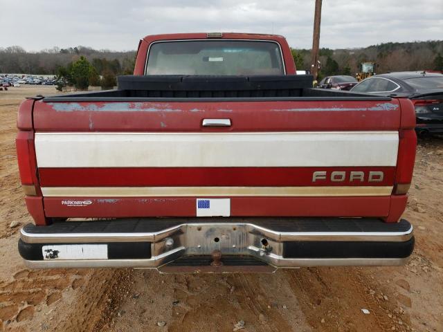 1FTDF15N6MNA77040 - 1991 FORD F150 RED photo 6