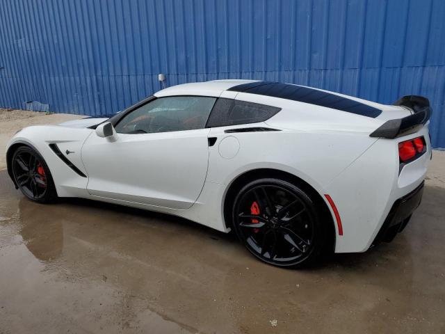 1G1YD2D72K5118947 - 2019 CHEVROLET CORVETTE STINGRAY 2LT WHITE photo 2