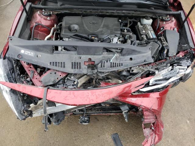 4T1B11HK0KU718043 - 2019 TOYOTA CAMRY L RED photo 11