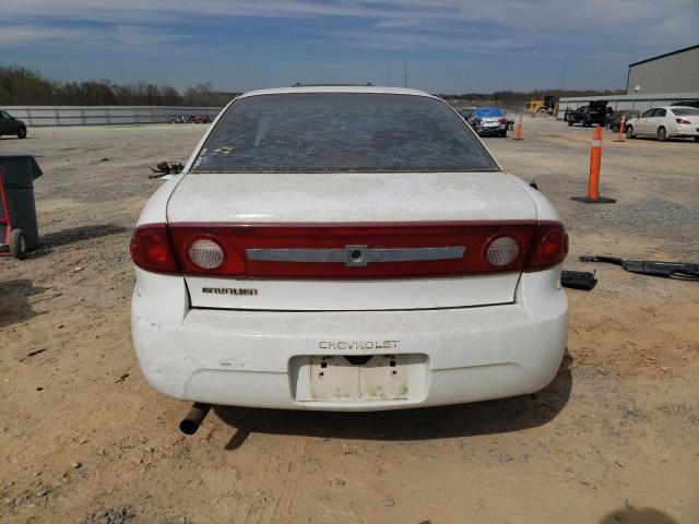 1G1JC12F537354443 - 2003 CHEVROLET CAVALIER WHITE photo 6