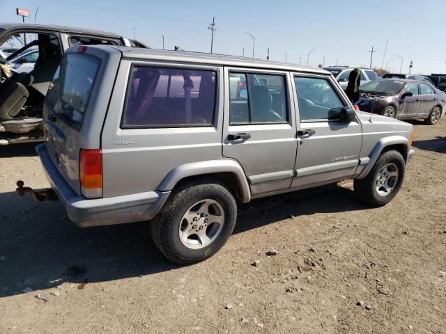 1J4FF48S2YL179880 - 2000 JEEP CHEROKEE SPORT SILVER photo 3