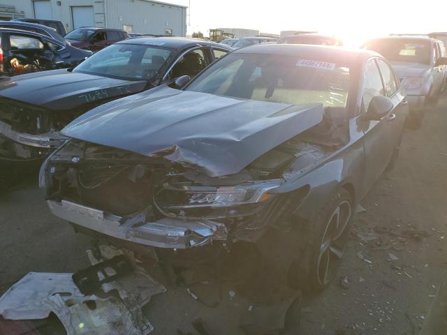 1HGCV1F32KA005205 - 2019 HONDA ACCORD SPORT GRAY photo 1