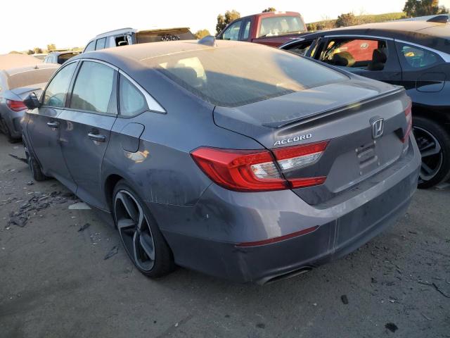 1HGCV1F32KA005205 - 2019 HONDA ACCORD SPORT GRAY photo 2