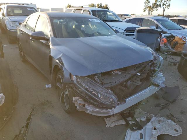 1HGCV1F32KA005205 - 2019 HONDA ACCORD SPORT GRAY photo 4