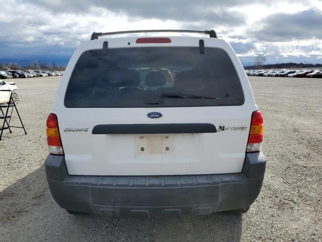 1FMCU96H56KC44285 - 2006 FORD ESCAPE HEV WHITE photo 6