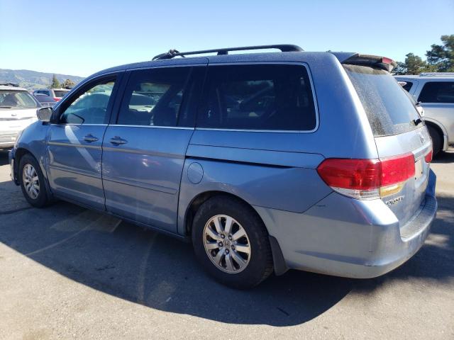 5FNRL38668B013552 - 2008 HONDA ODYSSEY EXL BLUE photo 2