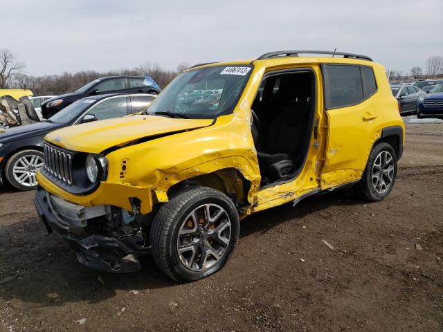 ZACCJBBT7GPD00779 - 2016 JEEP RENEGADE LATITUDE YELLOW photo 1