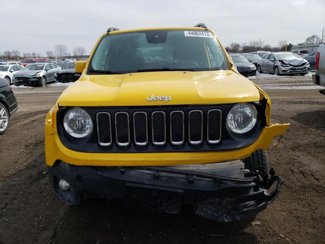 ZACCJBBT7GPD00779 - 2016 JEEP RENEGADE LATITUDE YELLOW photo 5