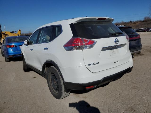 KNMAT2MT1FP581634 - 2015 NISSAN ROGUE S WHITE photo 2