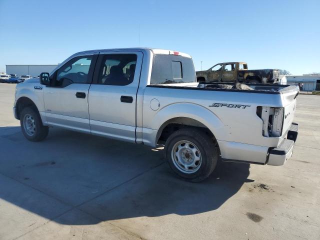 1FTEW1CP9FFA42319 - 2015 FORD F150 SUPERCREW SILVER photo 2