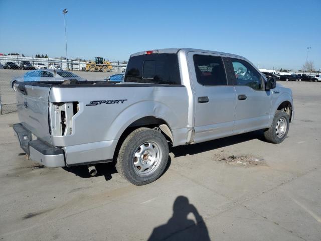 1FTEW1CP9FFA42319 - 2015 FORD F150 SUPERCREW SILVER photo 3