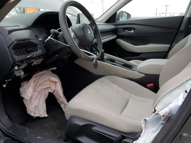 1HGCY1F22PA015786 - 2023 HONDA ACCORD LX GRAY photo 7