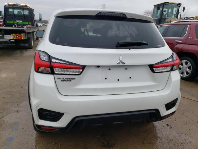 JA4ARUAU2MU031438 - 2021 MITSUBISHI OUTLANDER ES WHITE photo 6