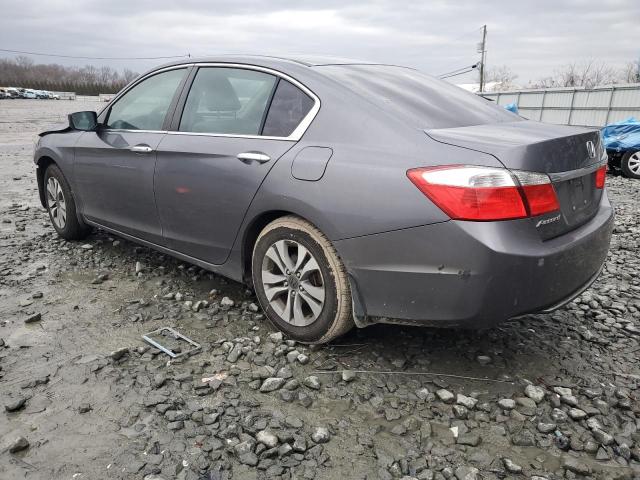 1HGCR2F33DA268817 - 2013 HONDA ACCORD LX GRAY photo 2