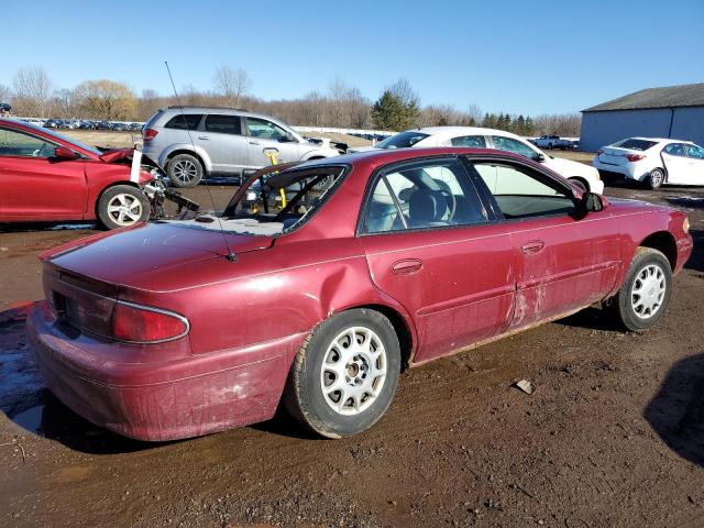 2G4WS52J231255891 - 2003 BUICK CENTURY CUSTOM MAROON photo 3