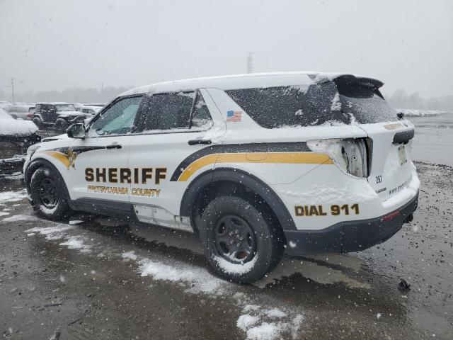 1FM5K8AB8MGB24427 - 2021 FORD EXPLORER POLICE INTERCEPTOR 白色 照片 2