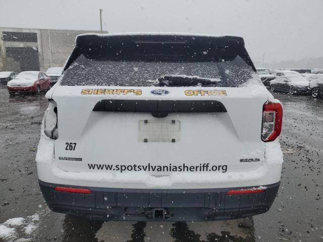 1FM5K8AB8MGB24427 - 2021 FORD EXPLORER POLICE INTERCEPTOR 白色 照片 6