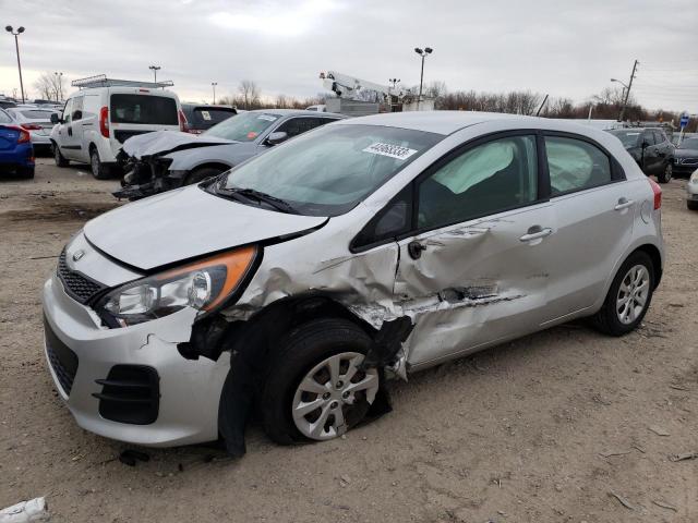 KNADM5A31G6675484 - 2016 KIA RIO LX SILVER photo 1