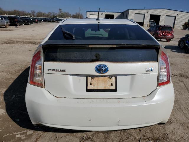 JTDKN3DUXD5582822 - 2013 TOYOTA PRIUS WHITE photo 6