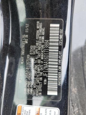 JF1ZNAA16D1713884 - 2013 TOYOTA SCION FR-S BLACK photo 13