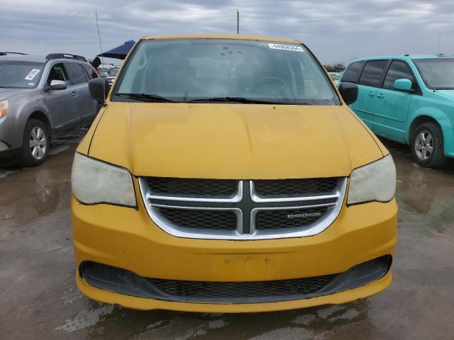 2D4RN4DG0BR618714 - 2011 DODGE GRAND CARA EXPRESS YELLOW photo 5