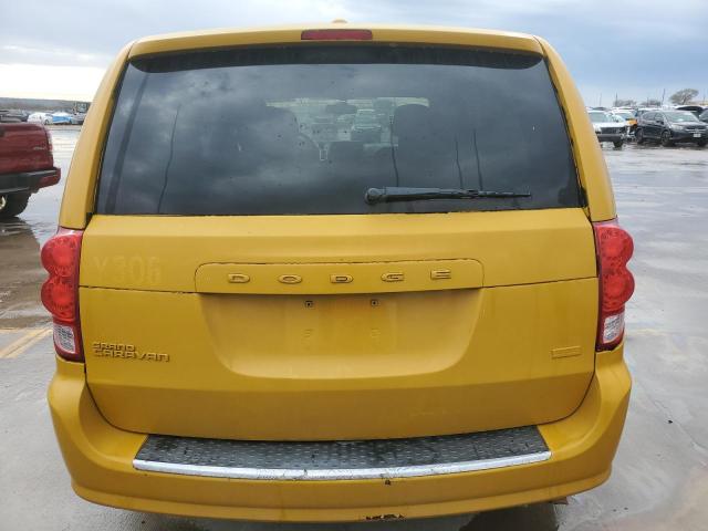 2D4RN4DG0BR618714 - 2011 DODGE GRAND CARA EXPRESS YELLOW photo 6