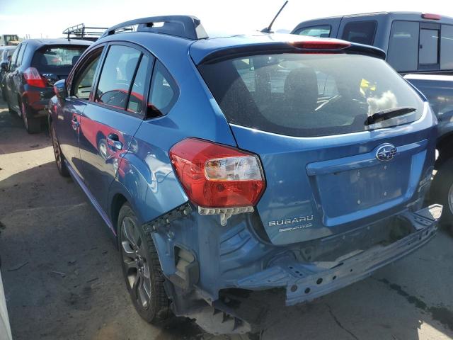 JF1GPAT67FG233430 - 2015 SUBARU IMPREZA SPORT BLUE photo 2