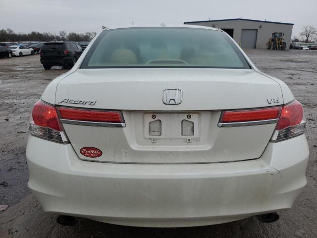 1HGCP3F82BA026105 - 2011 HONDA ACCORD EXL WHITE photo 6