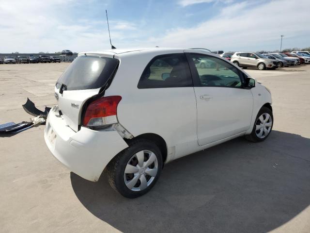 JTDJT4K31A5281921 - 2010 TOYOTA YARIS WHITE photo 3