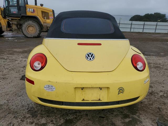 3VWRG31Y08M419920 - 2008 VOLKSWAGEN NEW BEETLE CONVERTIBLE SE YELLOW photo 6