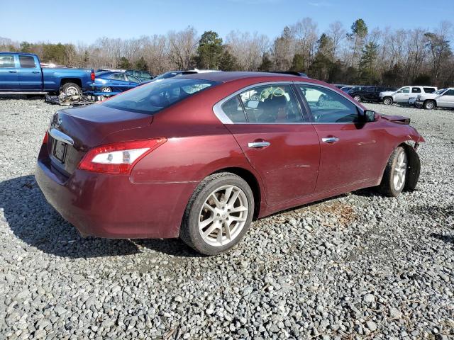 1N4AA5AP4BC837755 - 2011 NISSAN MAXIMA S BURGUNDY photo 3