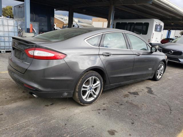 3FA6P0SU2GR235988 - 2016 FORD FUSION TITANIUM PHEV GRAY photo 3