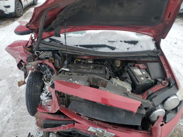 1G1JA5SH5C4152394 - 2012 CHEVROLET SONIC LS RED photo 11