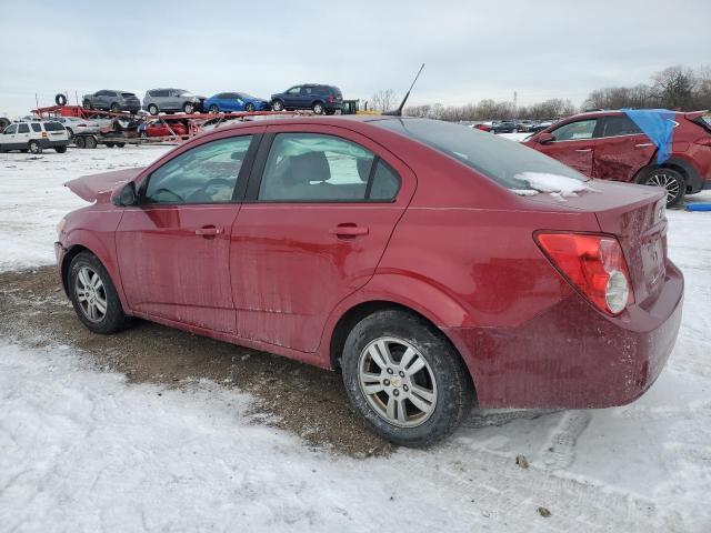 1G1JA5SH5C4152394 - 2012 CHEVROLET SONIC LS RED photo 2