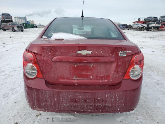 1G1JA5SH5C4152394 - 2012 CHEVROLET SONIC LS RED photo 6