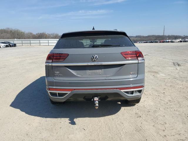 1V2FE2CA1MC217541 - 2021 VOLKSWAGEN ATLAS CROS SEL PREMIUM R-LINE GRAY photo 6