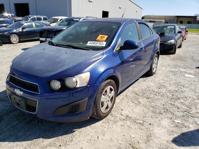 1G1JA5SH9E4154362 - 2014 CHEVROLET SONIC LS BLUE photo 1