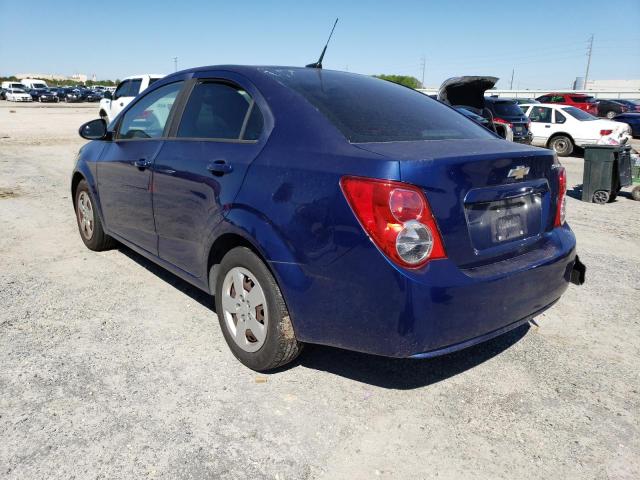 1G1JA5SH9E4154362 - 2014 CHEVROLET SONIC LS BLUE photo 2