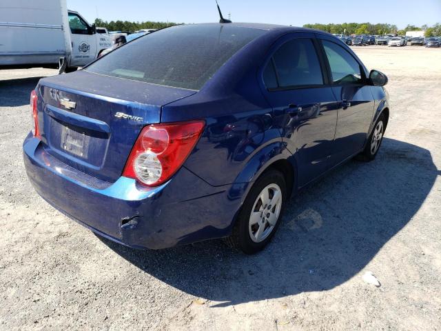 1G1JA5SH9E4154362 - 2014 CHEVROLET SONIC LS BLUE photo 3