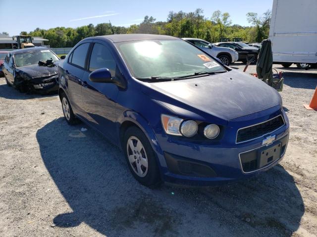 1G1JA5SH9E4154362 - 2014 CHEVROLET SONIC LS BLUE photo 4