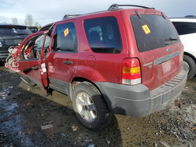 1FMYU931X5KA20117 - 2005 FORD ESCAPE XLT RED photo 2