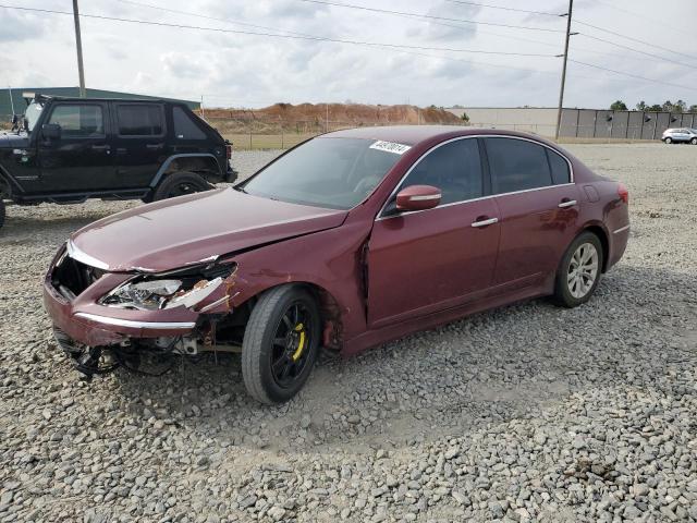 KMHGC4DD8DU217686 - 2013 HYUNDAI GENESIS 3.8L MAROON photo 1