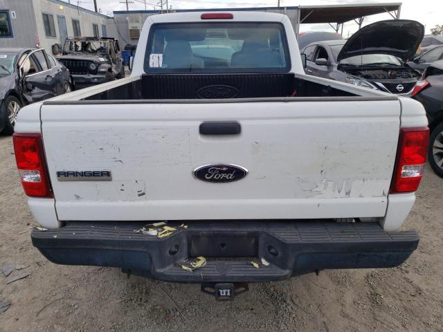 1FTYR10D99PA53205 - 2009 FORD RANGER WHITE photo 6