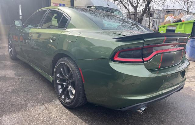 2C3CDXGJXMH518700 - 2021 DODGE CHARGER SCAT PACK GREEN photo 3